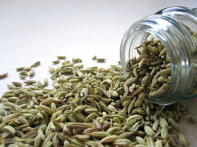 Ayurvedic herbs and spices fennel