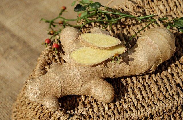 Ayurvedic herbs and spices ginger