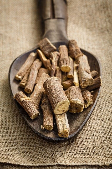 Ayurvedic herbs and spices licorice root