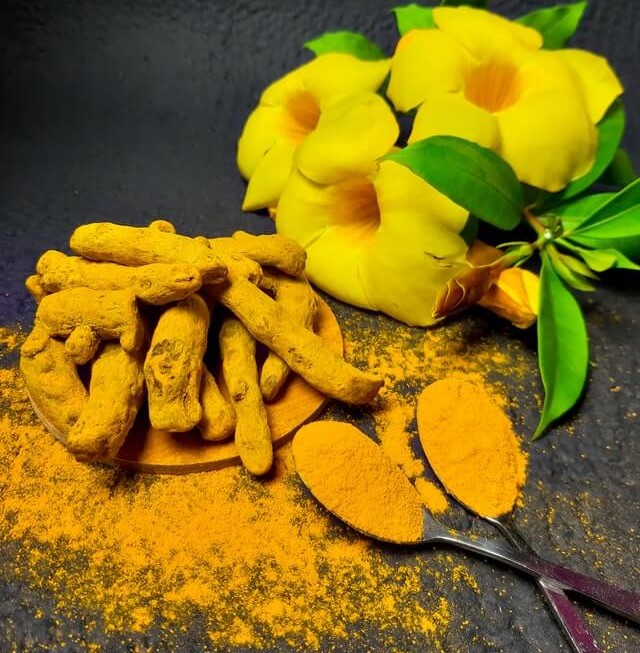 Ayurvedic herbs and spices turmeric