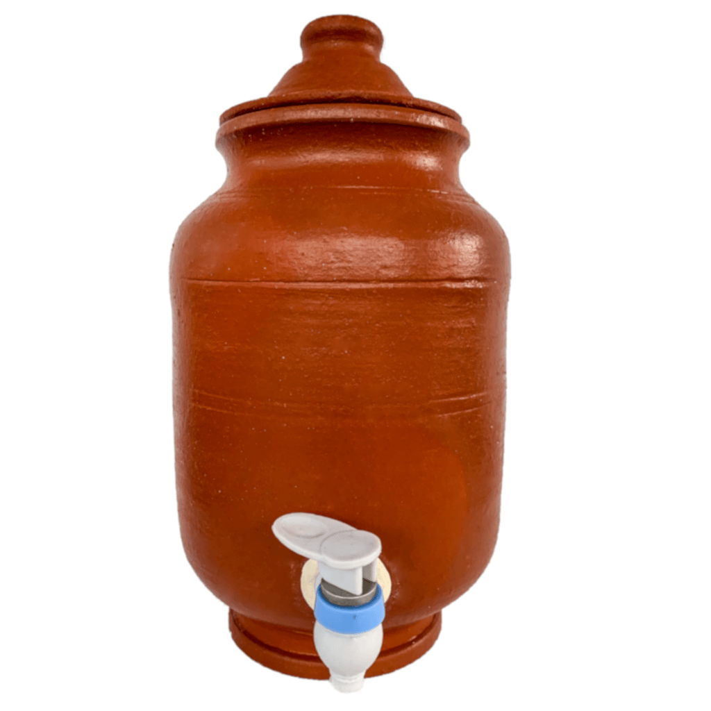 Clay Water Dispenser with tap Vedaleben